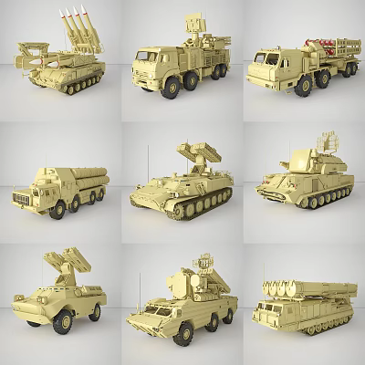 Modern military vehicles 3d model Modern military vehicles 3d model