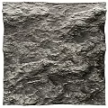Gray Natural Stone Background Wall With Rough Surface Texture And Three Panel