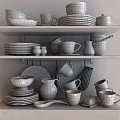 Tableware 3d model