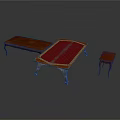 Classic Wooden Furniture Set Including Coffee Table And Side Tables for Living Room Decor