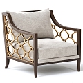 American style Nanyang style single sofa leisure chair 3d model