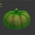 Decorative Orange And Yellow Striped Spotted Pumpkin For Home Living Room Decoration
