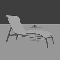 Modern Blush Lounge Chair With Black Frame Small Side Table And Cup