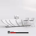 Reception Desk 3d model