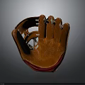 High Quality Brown Leather Baseball Glove With Stitched Details And Comfortable Design