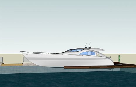 Modern Yacht 3d model