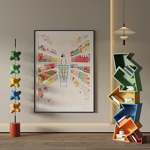 decorative painting 3d model