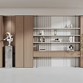Modern bookcase 3d model