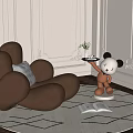 Lazy Sofa 3d model