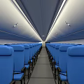 White Modern Passenger Airplane With Twin Engines And Fuselage Windows In Flight