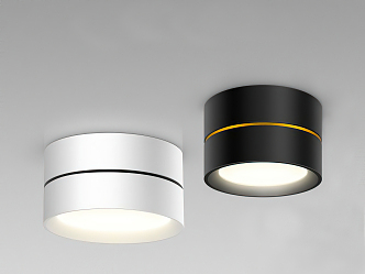 Modern Downlight 3d model