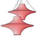 Modern chandelier Rocky 3d model