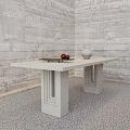 Modern Dining Table Tea Table 3d model