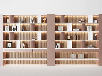 Modern Bookcase Decorative Cabinet model