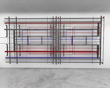 Pipe network 3d model