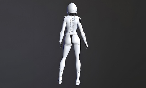 The Space Girl 3d model