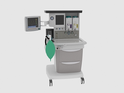 Anesthesia machine Ventilator Medical equipment Medical facilities Medical equipment Medical supplies 3d model