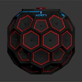 Sci-fi Grenade Gun Grenade 3d model