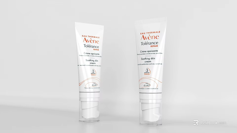 Avene Tolerance Control Facial Cream For Sensitive Skin Daily Moisturizer 3d model 