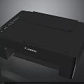 Home Office Modern Canon Compact Printer With Scanner And Control Panel