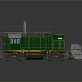 vintage train steam train train carriage locomotive head steam car carriage train modern vehicle 3d model