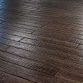 Dark Brown Wooden Flooring Components Comprising Planks With Natural Grain And Smooth Finish