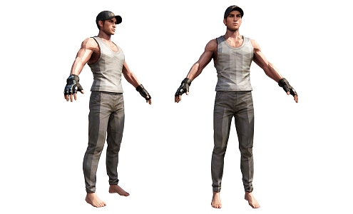 Modern Man Street Boxer 3d model