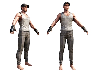 Modern Man Street Boxer 3d model