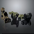 Tactical Weapon Scopes In Different Colors For Military And Hunting Applications