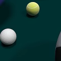 Various Colorful Sports Balls Collection On Green Surface With Different Patterns