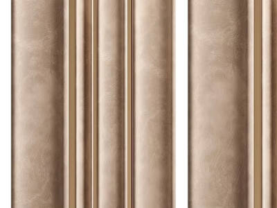 Elegant Luxury Kitchen Interior With Marble Countertop And Stylish Cabinets 3d model