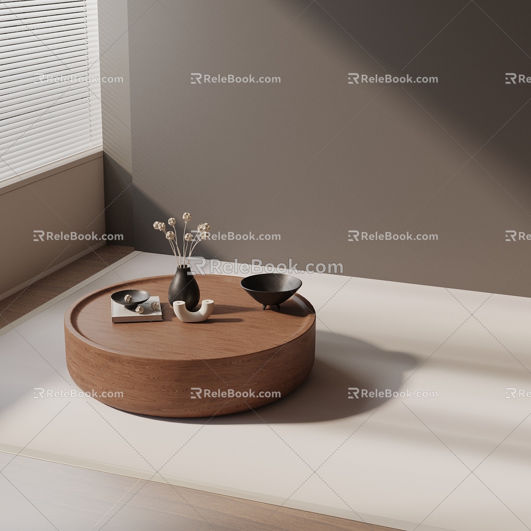 Modern coffee table model