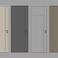 Modern Swing Doors with Multiple Colors and Sleek Design for Home Use