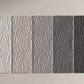 Modern Striped Wall Panels In Various Colors For Home Interior Design