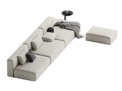 Modern Multiplayer Sofa 3d model