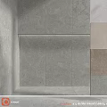 Stone Textured Tile Samples In Gray Beige Brown For Wall Floor Design 3d model