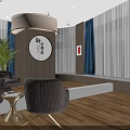 Cozy Leisure Area With Bookshelves Books Chairs Small Tables And Wooden Flooring