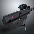 Modern Tactical Sniper Rifle With High Precision Scope And Ergonomic Grip Design