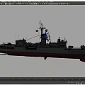 imaginary enemy taiwan jiyang-class missile frigate anti-submarine frigate nox-class frigate bent fengyang 3d model