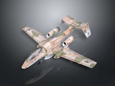 Space Shuttle Model with Camouflage Design and Twin Engines for Aerospace Enthusiasts 3d model