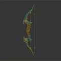 Crossbow Mechanical Crossbow Shift Bow and Arrow Shoot Far Equipment Weapons High-tech Crossbow 3d model