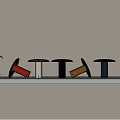 Modern Table Lamp Simple Atmosphere Table Lamp 3d model