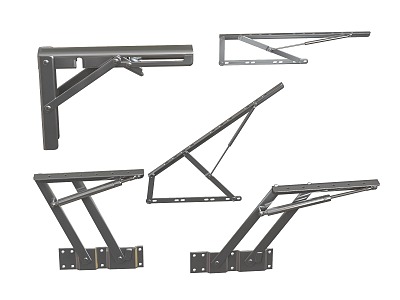 Hardware fittings hydraulic rod support rod 3d model