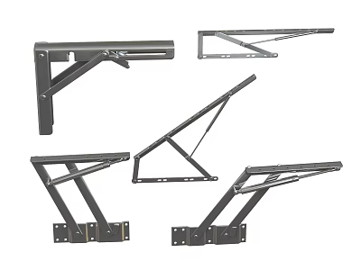 Various Metal Brackets For Different Uses 3d model