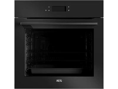 AEG Black Built In Electric Oven With Modern Design And Digital 3d model