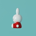 toy doll cute rabbit 3d model