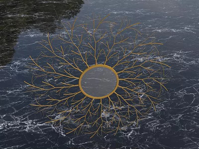 Light Luxury Mirror 3d model