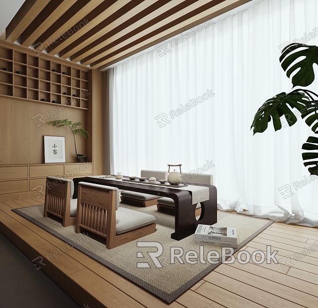 Japanese Tea Room Tatami Tea Room model