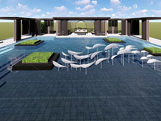 New Chinese Pavilion 3d model