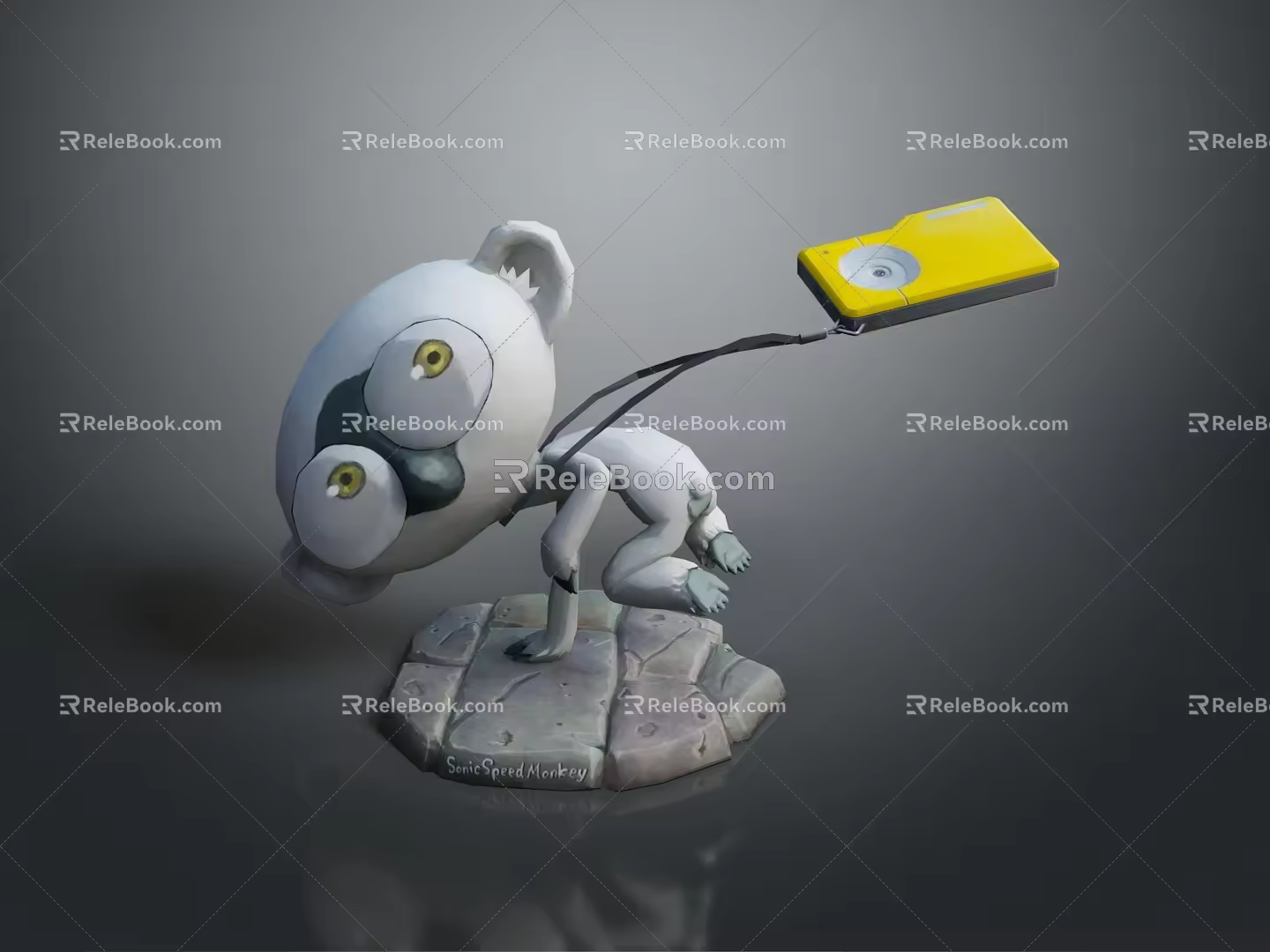 Monkey Cartoon Monkey Anime Monkey Stylized Monkey Fantasy Style Monkey Toy 3d model